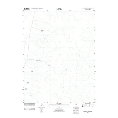 2011 Map of Fondaway Canyon, 2011 Print