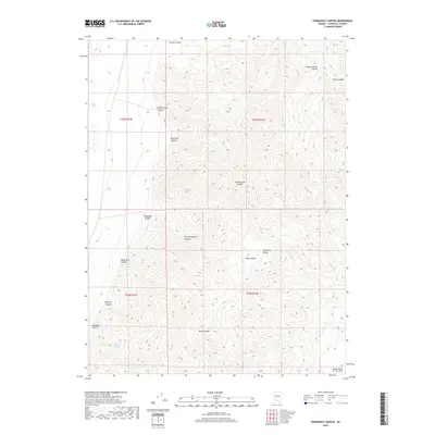 2018 Map of Fondaway Canyon, 2018 Print