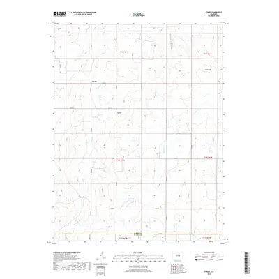 2019 Map of Fondis, 2019 Print