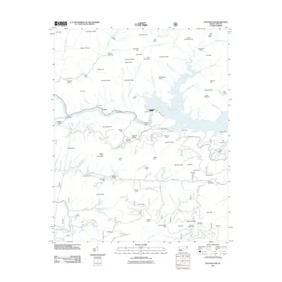 2011 Map of Fontana Dam, 2011 Print