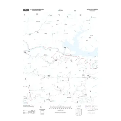 2013 Map of Fontana Dam, 2013 Print