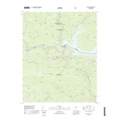 2019 Map of Fontana Dam, 2019 Print