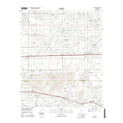 2015 Map of Fontana, 2015 Print