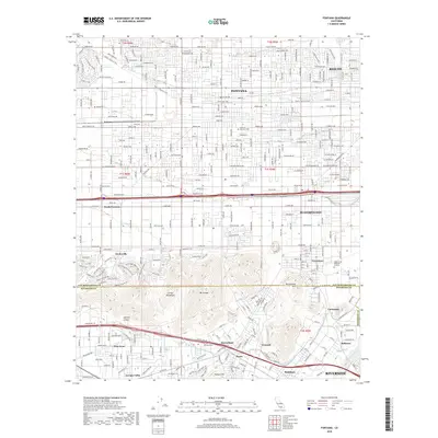 2018 Map of Fontana, 2018 Print