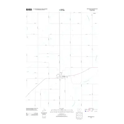 2013 Map of Fontanelle, 2013 Print