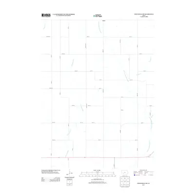 2013 Map of Fontanelle SW, 2013 Print