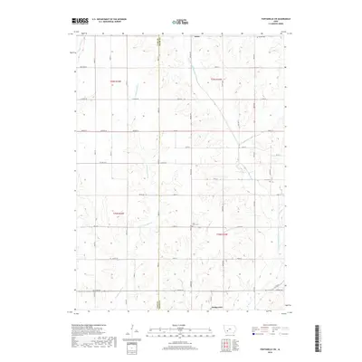 2018 Map of Fontanelle SW, 2018 Print
