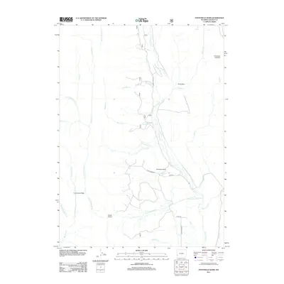2012 Map of Fontenelle Basin, 2012 Print
