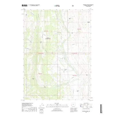 2018 Map of Fontenelle Basin, 2018 Print