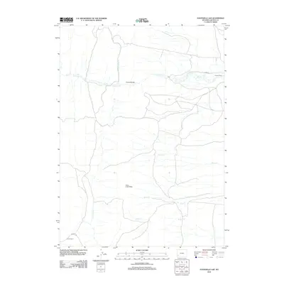 2012 Map of Fontenelle Gap, 2012 Print