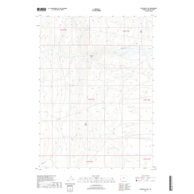 2017 Map of Fontenelle Gap, 2017 Print
