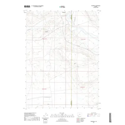 2017 Map of Fontenelle, 2017 Print