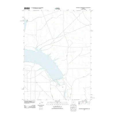 2012 Map of Fontenelle Reservoir SE, 2012 Print