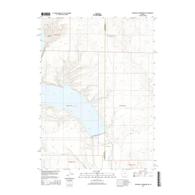 2015 Map of Fontenelle Reservoir SE, 2015 Print