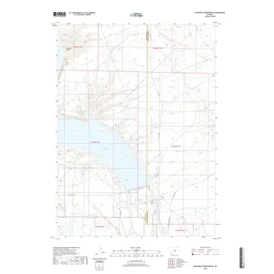 2018 Map of Fontenelle Reservoir SE, 2018 Print