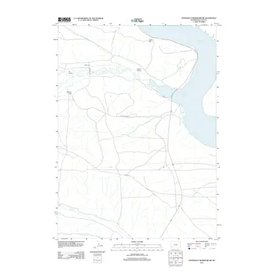 2012 Map of Fontenelle Reservoir SW, 2012 Print