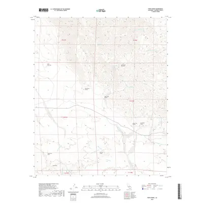 2018 Map of Fonts Point, 2018 Print
