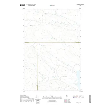 2018 Map of Fool Brook, 2018 Print