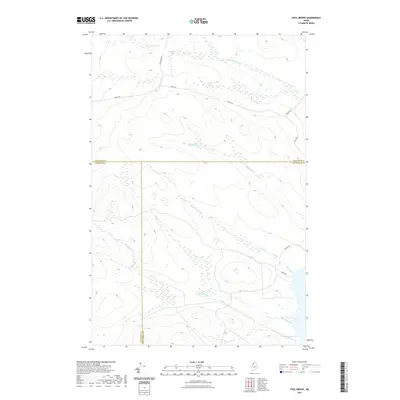 2021 Map of Fool Brook, 2021 Print