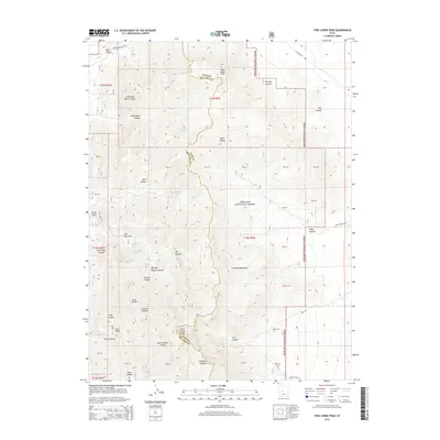2014 Map of Fool Creek Peak, 2014 Print