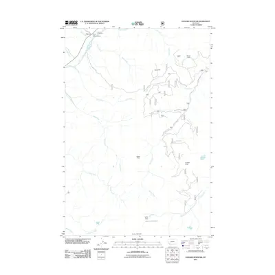 2011 Map of Foolhen Mountain, 2011 Print
