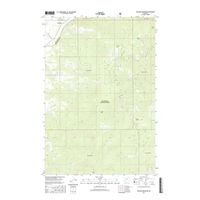 2017 Map of Foolhen Mountain, 2017 Print