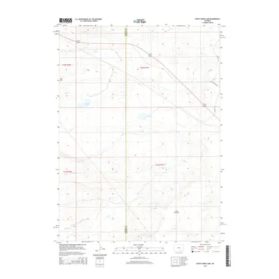 2015 Map of Foote Creek Lake, 2015 Print