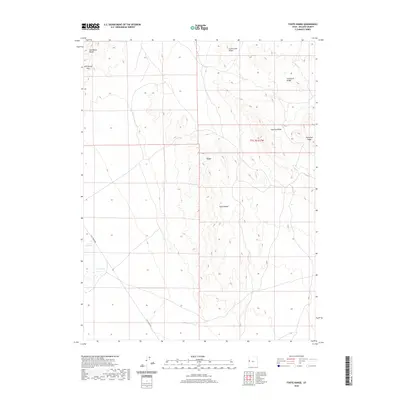 2020 Map of Foote Range, 2020 Print