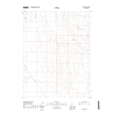 2023 Map of Foote Range, 2023 Print