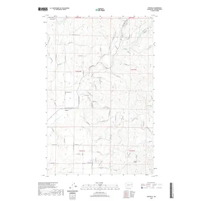 2020 Map of Foothills, 2020 Print