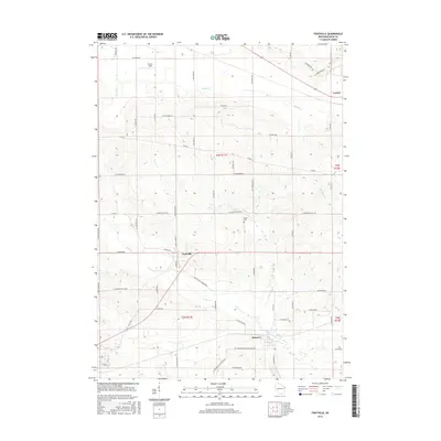 2016 Map of Footville, 2016 Print