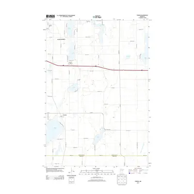 2013 Map of Forada, 2013 Print