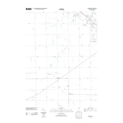 2013 Map of Foraker, 2013 Print