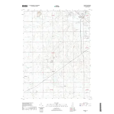 2019 Map of Foraker, 2019 Print