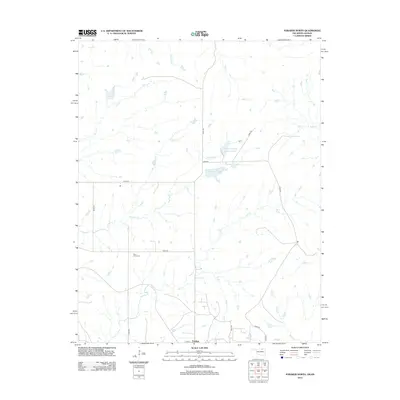 2012 Map of Foraker North, 2012 Print