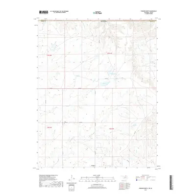 2018 Map of Foraker North, 2018 Print