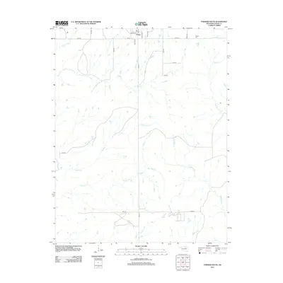 2012 Map of Foraker South, 2012 Print