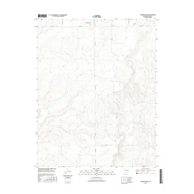2016 Map of Foraker South, 2016 Print