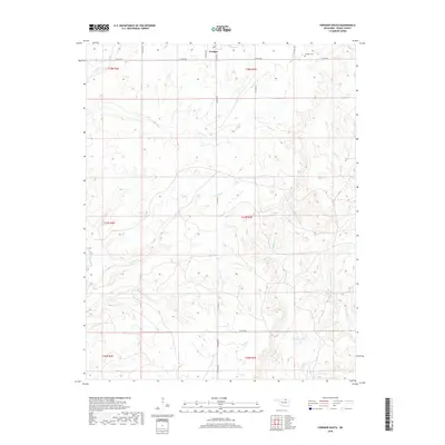 2018 Map of Foraker South, 2018 Print