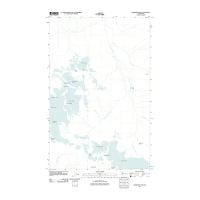 2011 Map of Forbidden Peak, 2011 Print