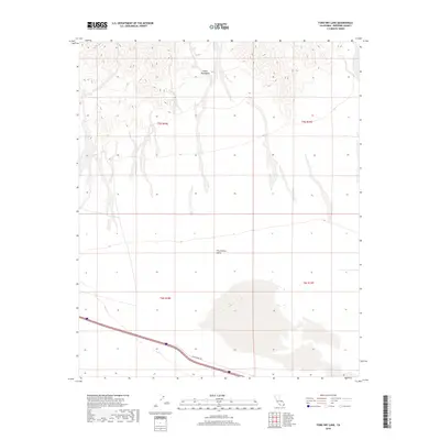 2018 Map of Ford Dry Lake, 2018 Print