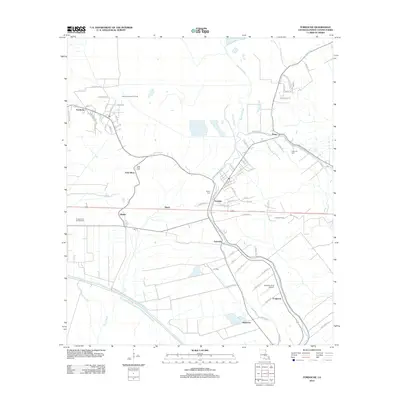 2012 Map of Fordoche, 2012 Print