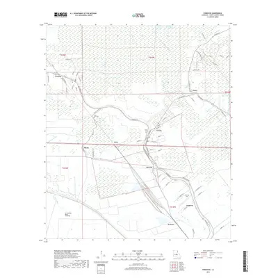 2018 Map of Fordoche, 2018 Print