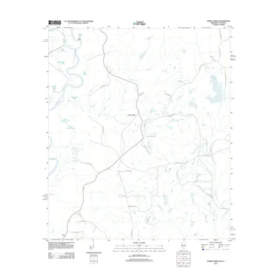 2012 Map of Fords Creek, 2012 Print