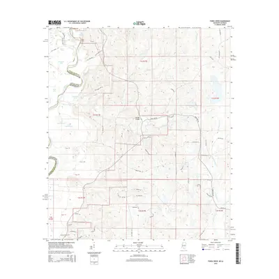 2015 Map of Fords Creek, 2015 Print
