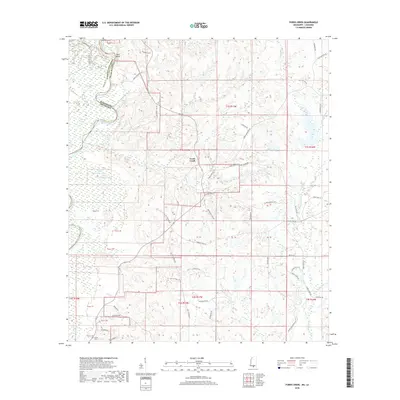 2018 Map of Fords Creek, 2018 Print