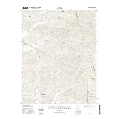 2016 Map of Fordsville, 2016 Print