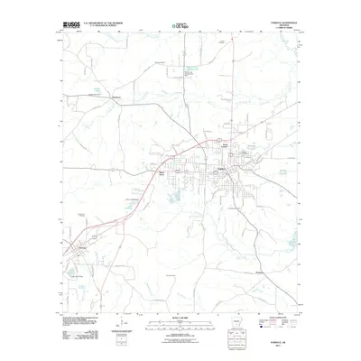 2011 Map of Fordyce, 2011 Print