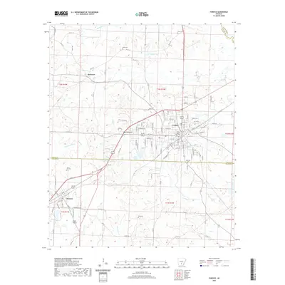 2020 Map of Fordyce, 2020 Print
