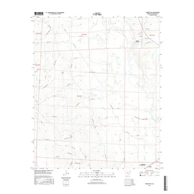 2017 Map of Fordyce NE, 2017 Print
